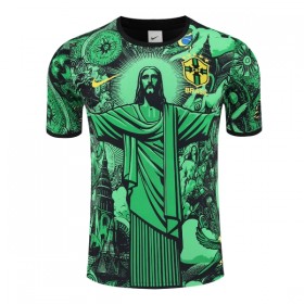 Nogometni Dresovi Brazil Special Edition 2024-25 Zelena Kratkih Rukava